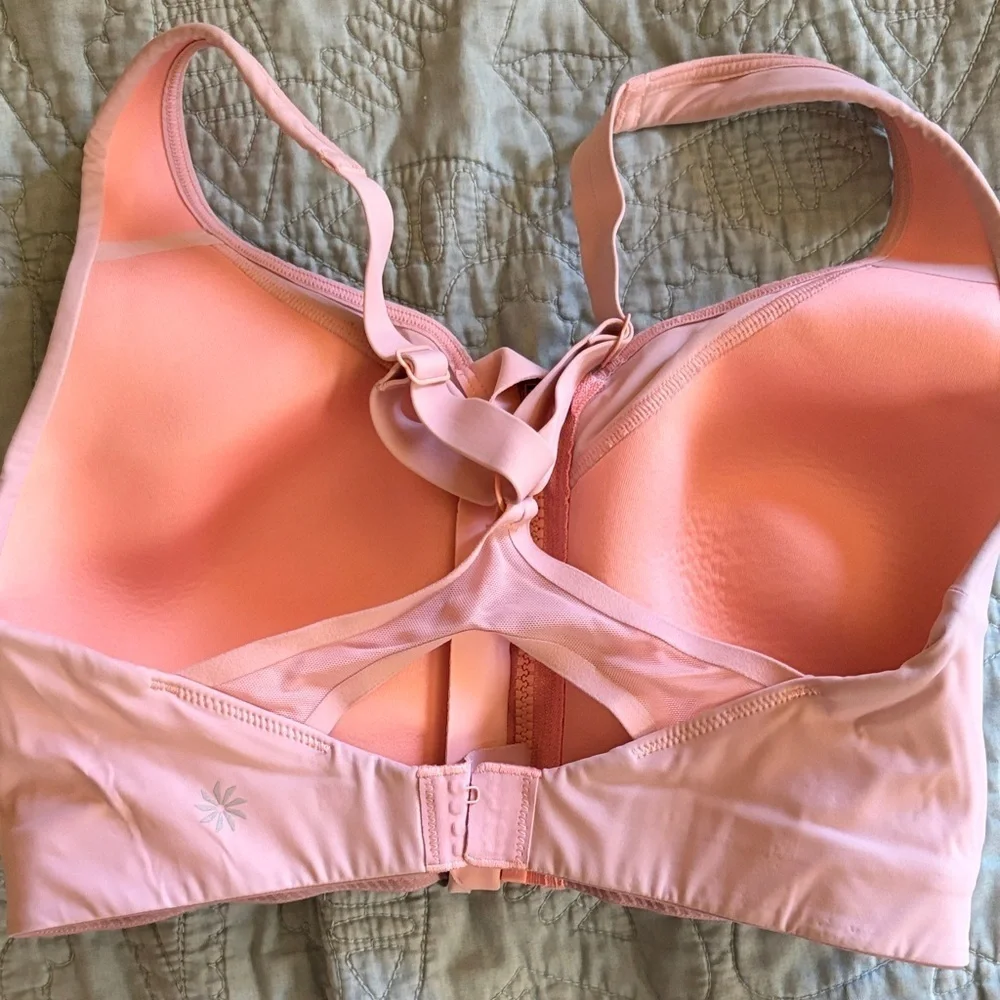 Athleta Advance Zip Front Bra | Sz 32DD